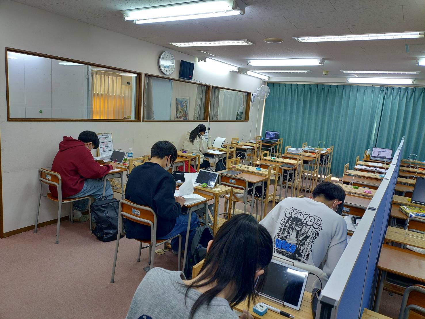 中3冬期特訓の様子